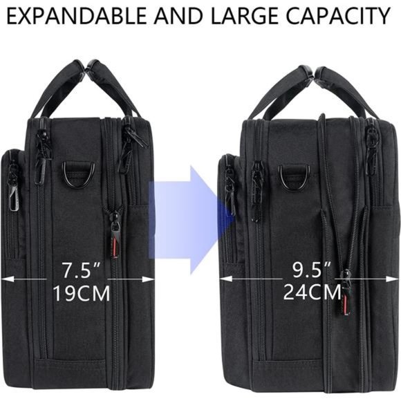 Laptop Briefcase Premium Laptop Case Fits 17.3 Inch Laptop Shoulder Bag - Picture 2 of 6